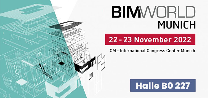 Illustration zum Event BIM World in Munich
